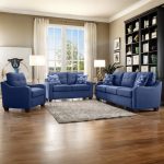 ⁦انتريه مودرن خشب زان وقطيفة 3 قطع⁩ - الصورة ⁦3⁩