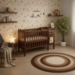 ⁦سرير اطفال خشب زان90×60×140 سم⁩ - الصورة ⁦2⁩