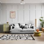 كنبة بمقعدين خشب زان وقماش قطيفة