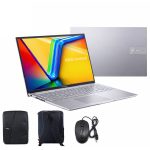 ASUS VivoBook 16 X1605VA-OACH565W Laptop (Intel Core i5-13420H - 16GB Ram - M.2 NVMe 512GB - Intel UHD Graphics - 16.0 Inch WUXGA 60Hz - Mouse - Backpack - Win11) - Cool Silver