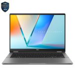 ASUS VivoBook Flip S14 TP3407SA-UL155W Laptop (Intel Core Ultra 5 226V - 16GB Ram - M.2 NVMe 512GB - Intel Arc 130V Graphics - 14.0 Inch WUXGA 60Hz - Win11) - Matte Gray