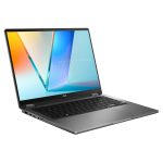 ASUS VivoBook Flip S14 TP3407SA-UL155W Laptop (Intel Core Ultra 5 226V - 16GB Ram - M.2 NVMe 512GB - Intel Arc 130V Graphics - 14.0 Inch WUXGA 60Hz - Win11) - Matte Gray