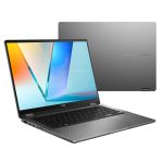 ASUS VivoBook Flip S14 TP3407SA-UL155W Laptop (Intel Core Ultra 5 226V - 16GB Ram - M.2 NVMe 512GB - Intel Arc 130V Graphics - 14.0 Inch WUXGA 60Hz - Win11) - Matte Gray